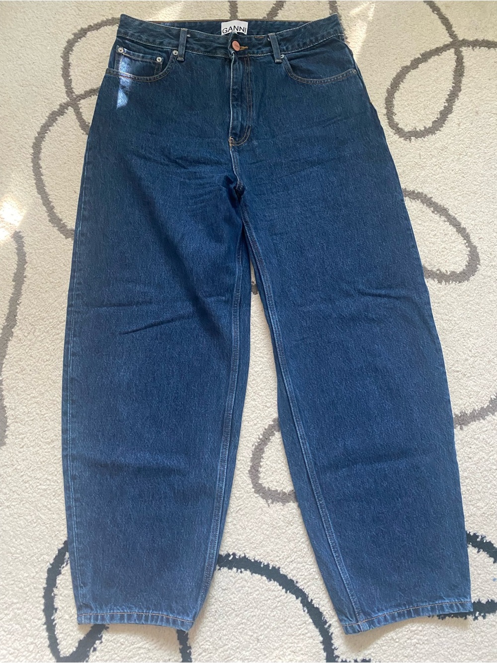 Ganni Indigo Boyfriend Jeans